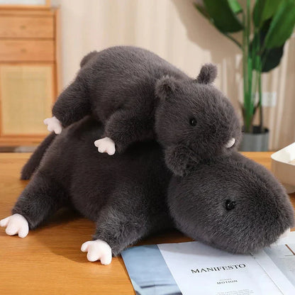 Cuddly Black Rat Soft Toy