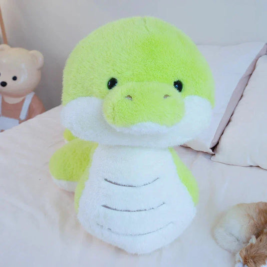 Colorful Green Plush Snake Toy - Befez