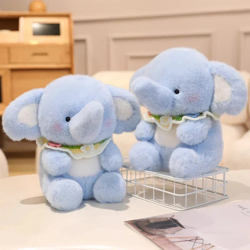 Cute Soft Blue Elephant Stuffed Toy