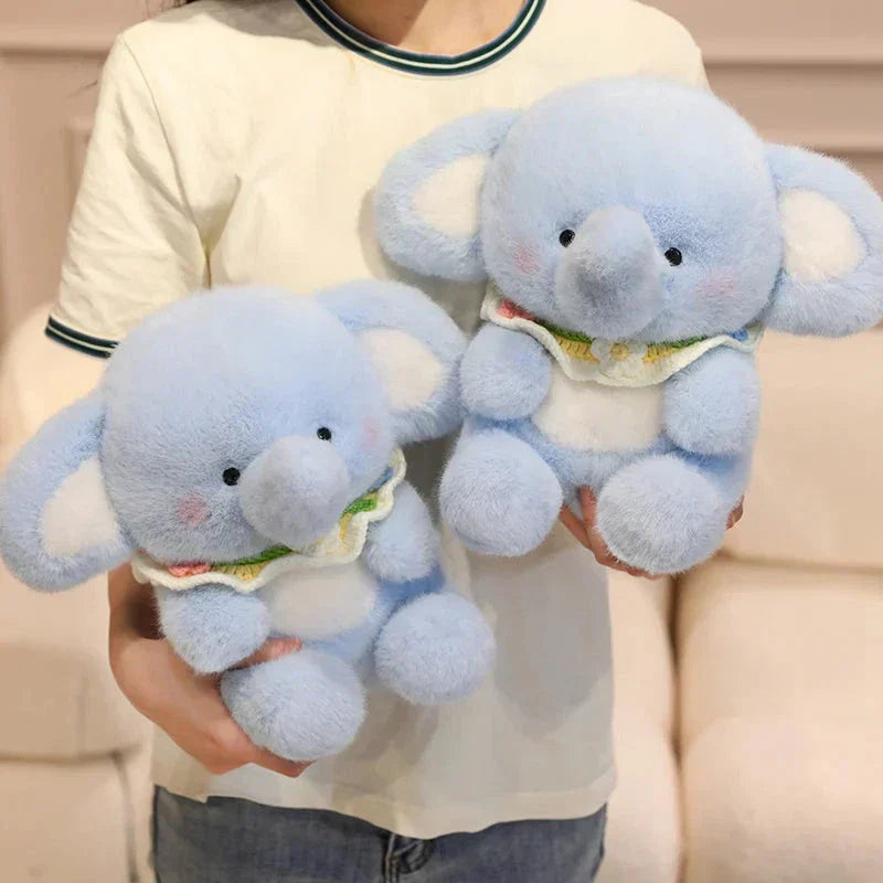 Cute Soft Blue Elephant Stuffed Toy