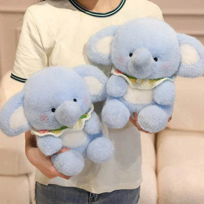 Cute Soft Blue Elephant Stuffed Toy