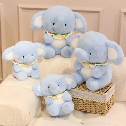 Cute Soft Blue Elephant Stuffed Toy