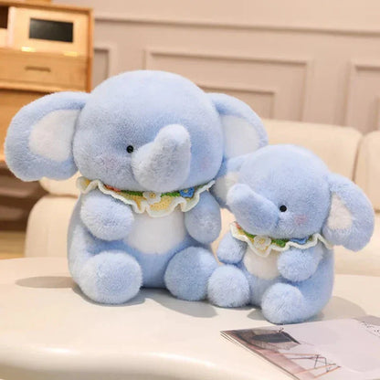 Cute Soft Blue Elephant Stuffed Toy