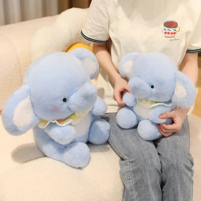 Cute Soft Blue Elephant Stuffed Toy