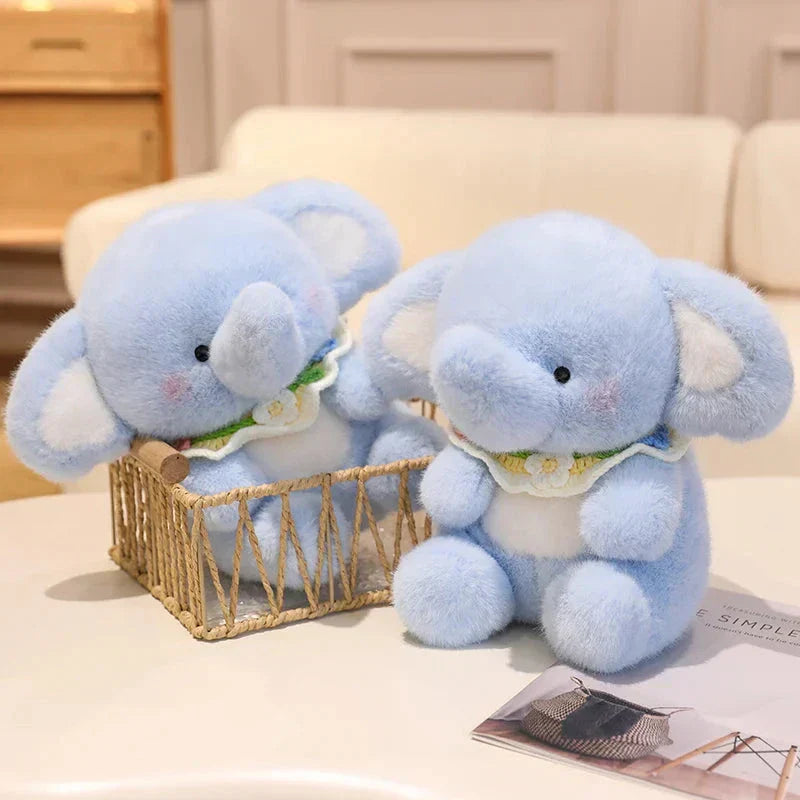 Cute Soft Blue Elephant Stuffed Toy