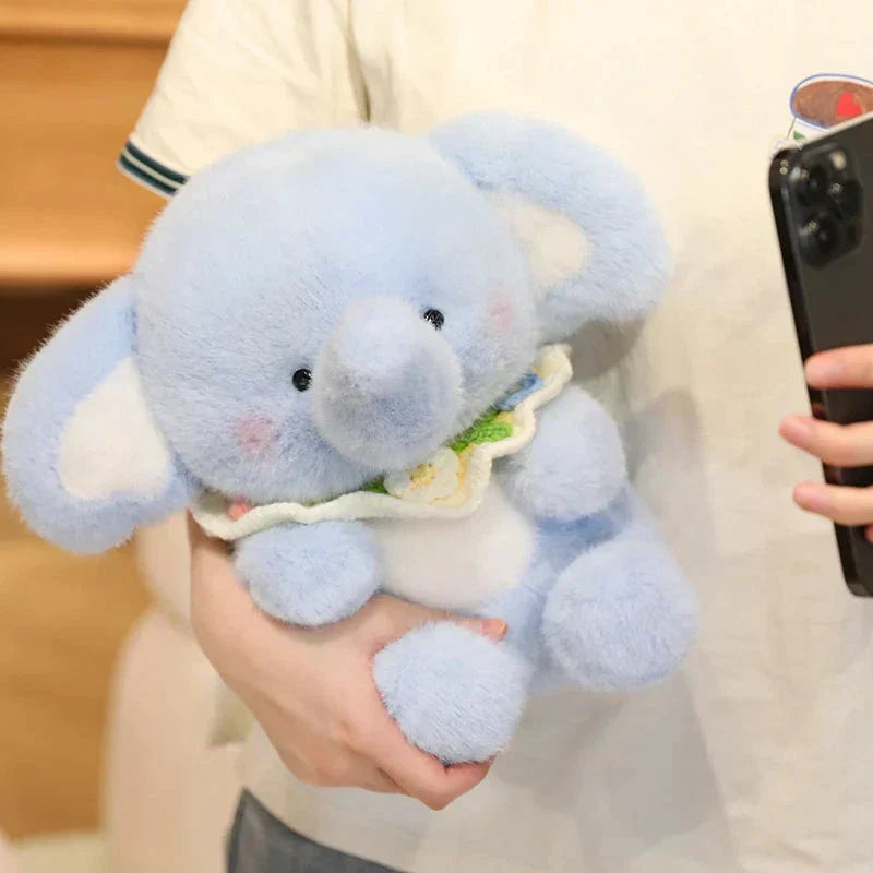 Cute Soft Blue Elephant Stuffed Toy