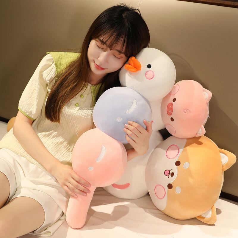Colorful Cute Food Plush Friends