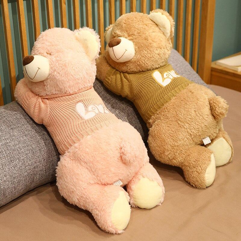Soft Pastel Teddy Bear Pillow