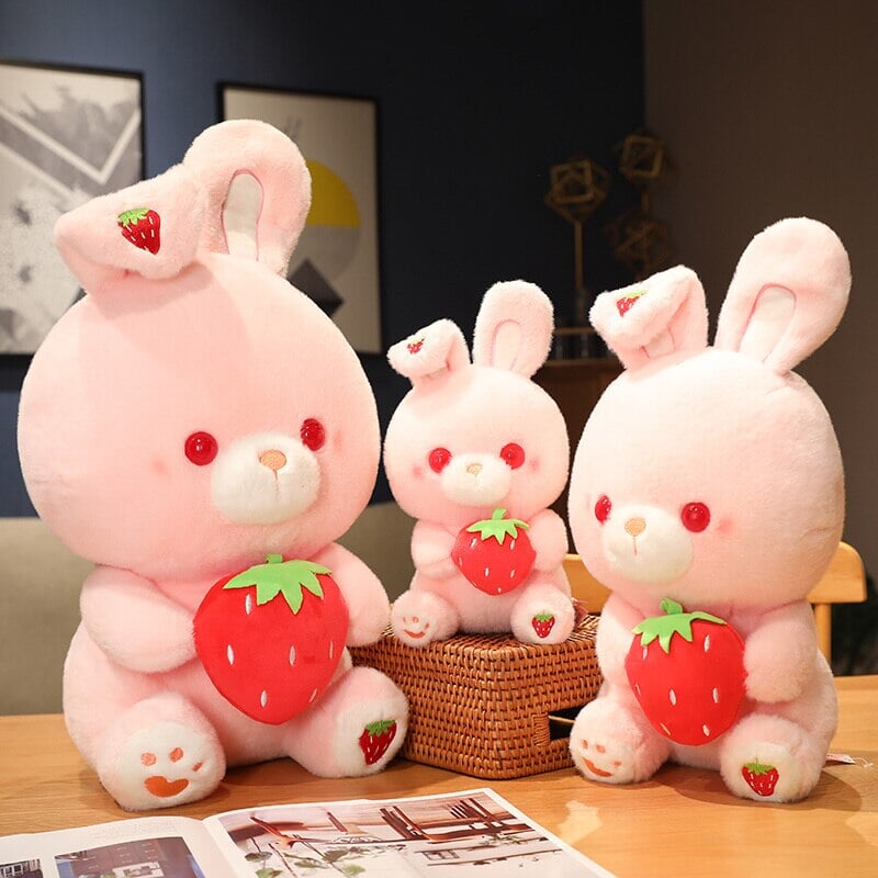 Cute Pink Bunny Soft Toy Plush