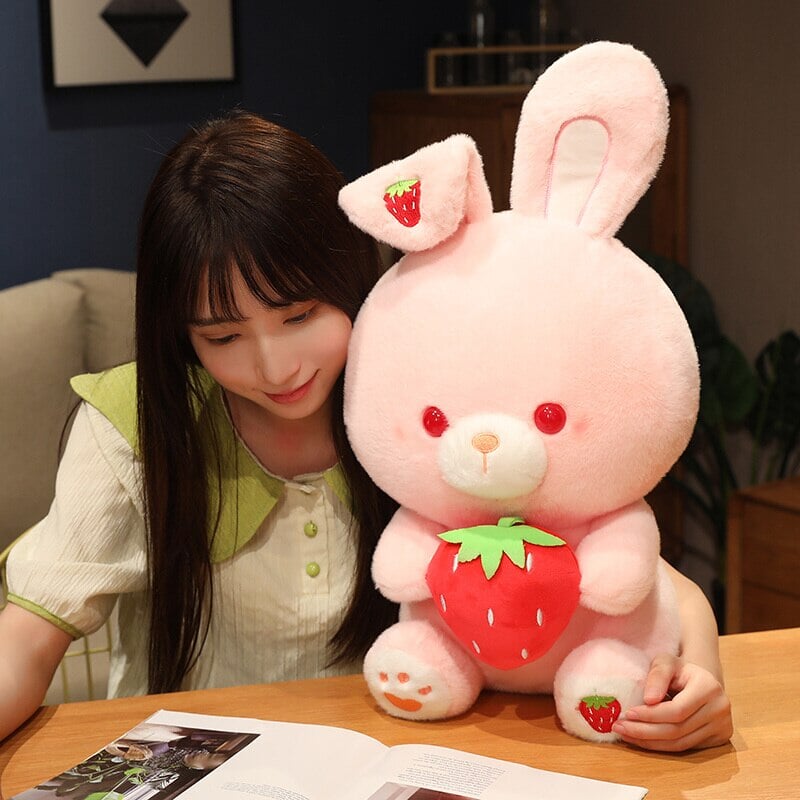 Cute Pink Bunny Soft Toy Plush
