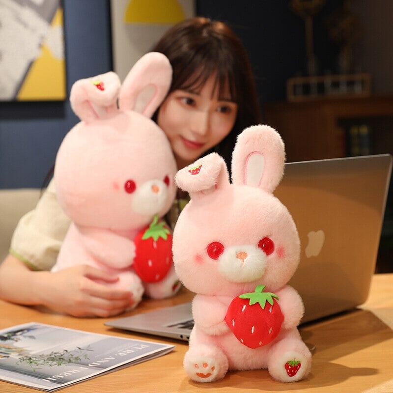 Cute Pink Bunny Soft Toy Plush