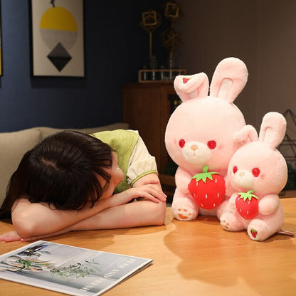 Cute Pink Bunny Soft Toy Plush