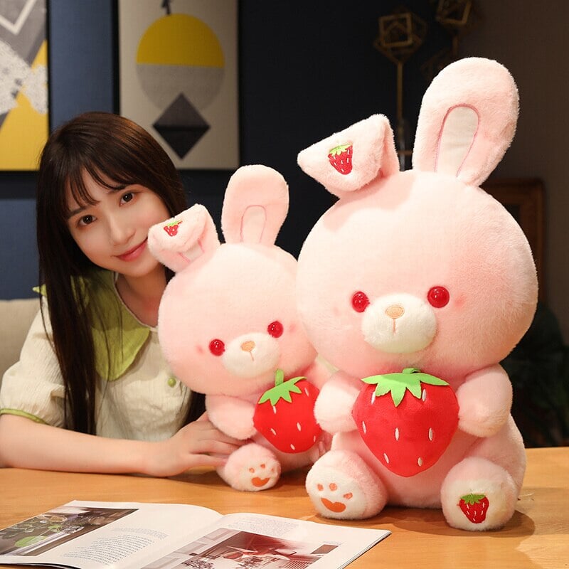 Cute Pink Bunny Soft Toy Plush