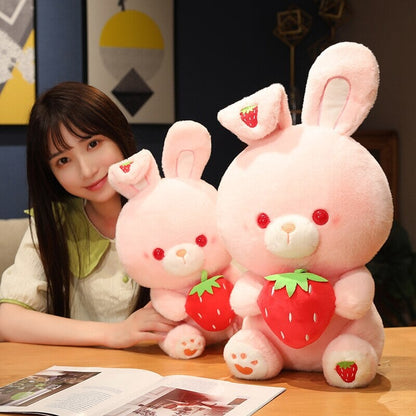 Cute Pink Bunny Soft Toy Plush