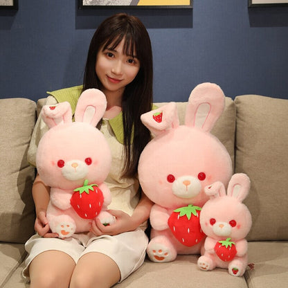 Cute Pink Bunny Soft Toy Plush