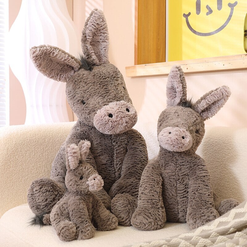 Soft Cuddly Donkey Stuffed Animal