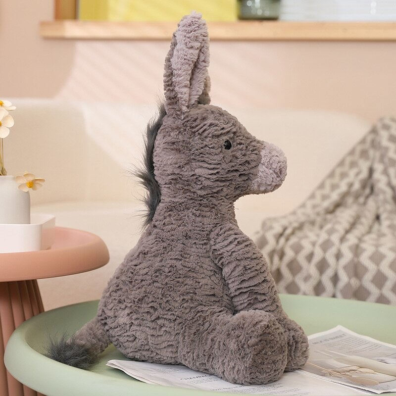 Soft Cuddly Donkey Stuffed Animal