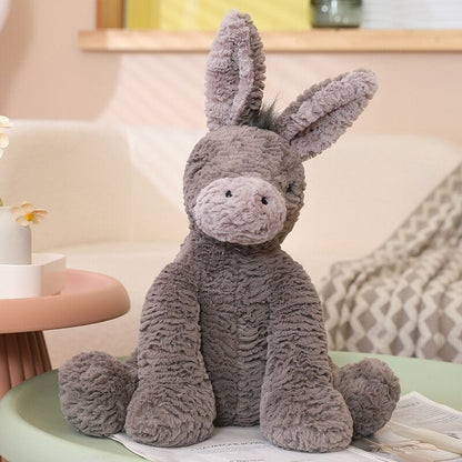 Soft Cuddly Donkey Stuffed Animal
