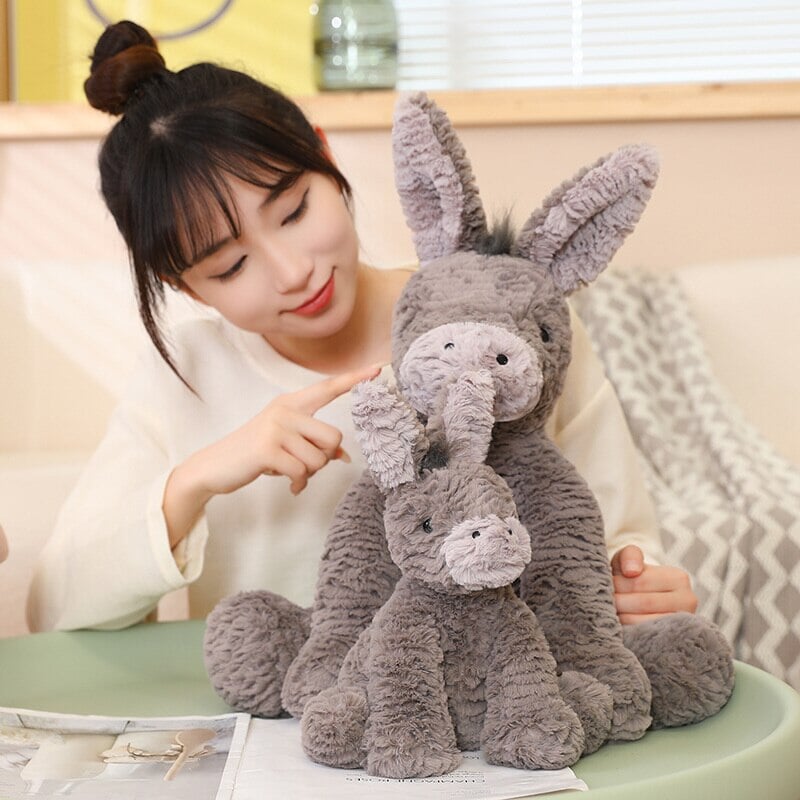 Soft Cuddly Donkey Stuffed Animal