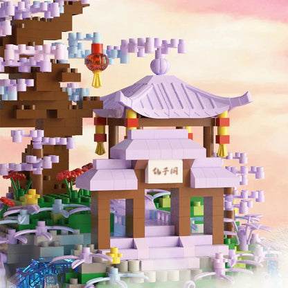 Colorful Mini Waterfall Island Building Kit