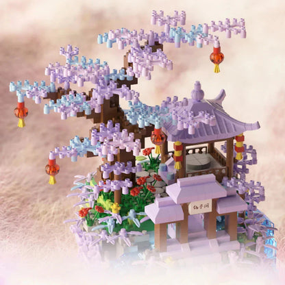 Colorful Mini Waterfall Island Building Kit