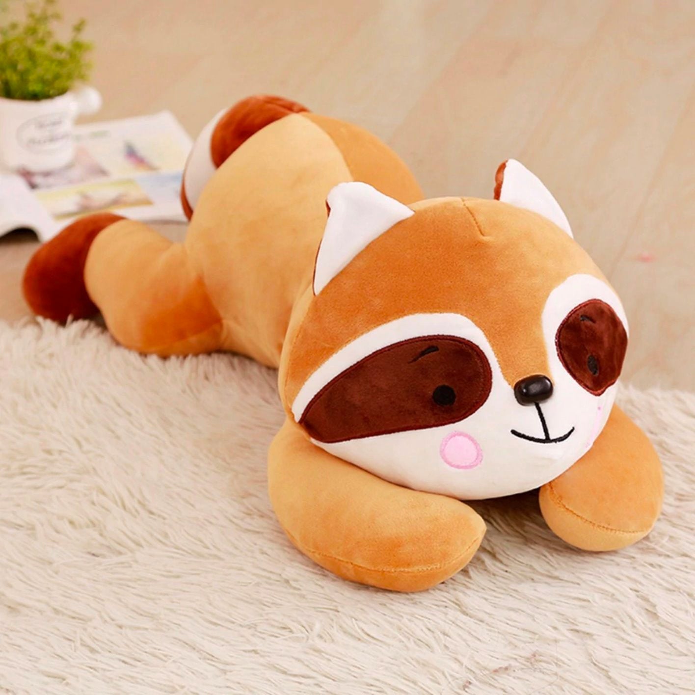 Cute Plush Raccoon Toy
