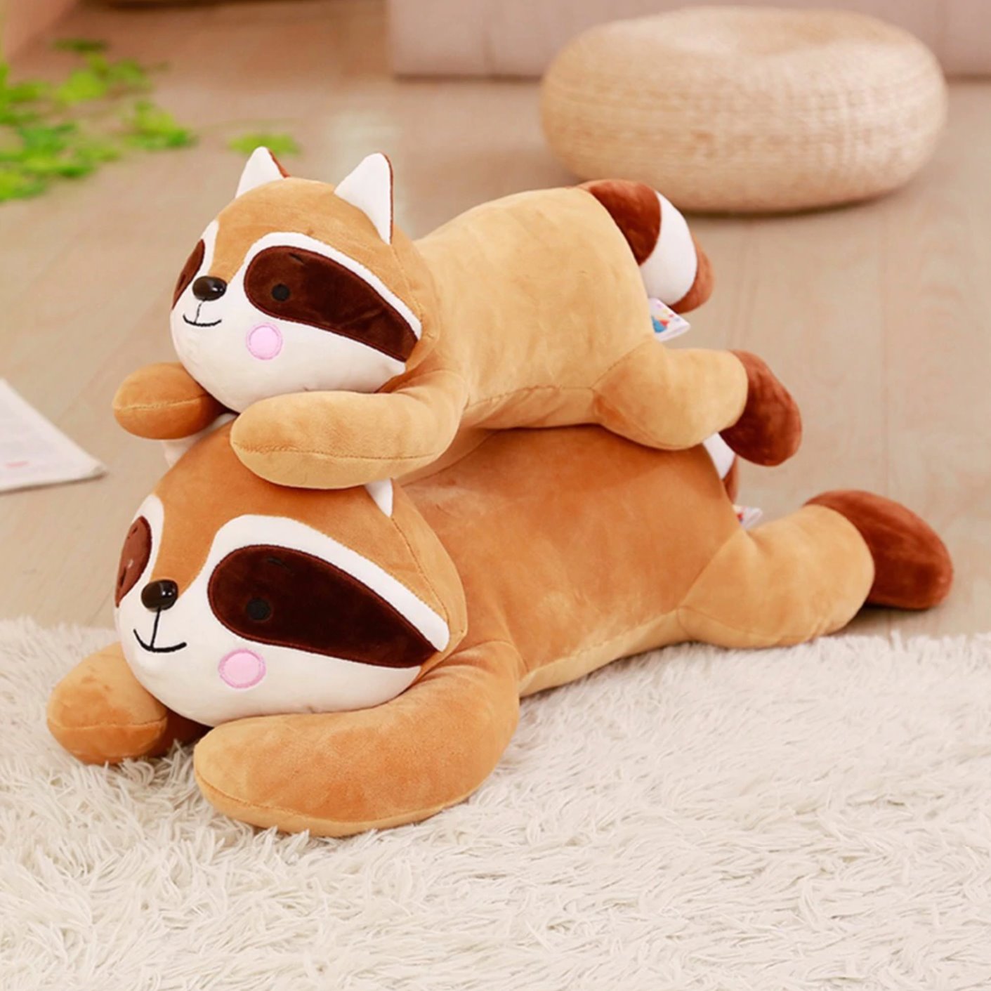 Cute Plush Raccoon Toy