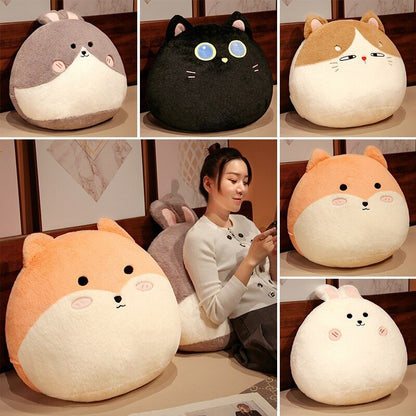 Cute Animal Soft Plush Pillow Set