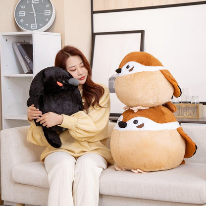 Cute Round Bird Soft Plush Toys
