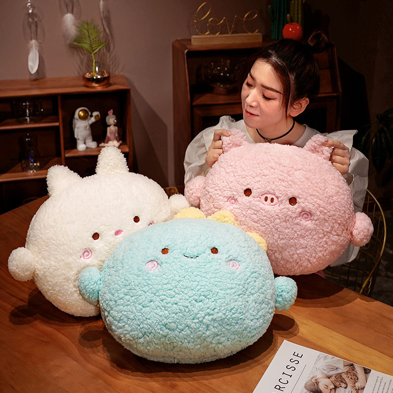 Soft Cuddly Stuffed Animal Pillow Set
