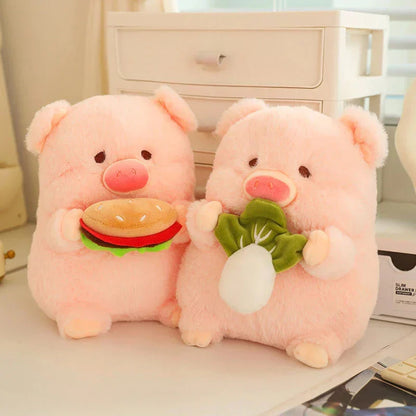 Soft Cute Round Pig Plush Toy