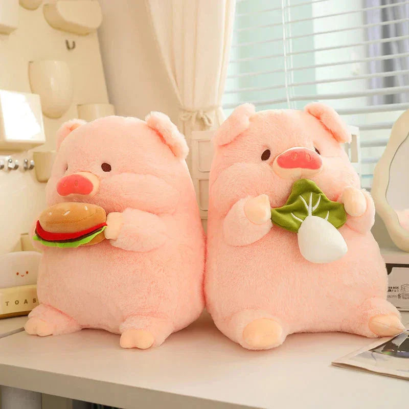 Soft Cute Round Pig Plush Toy
