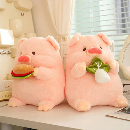 Soft Cute Round Pig Plush Toy