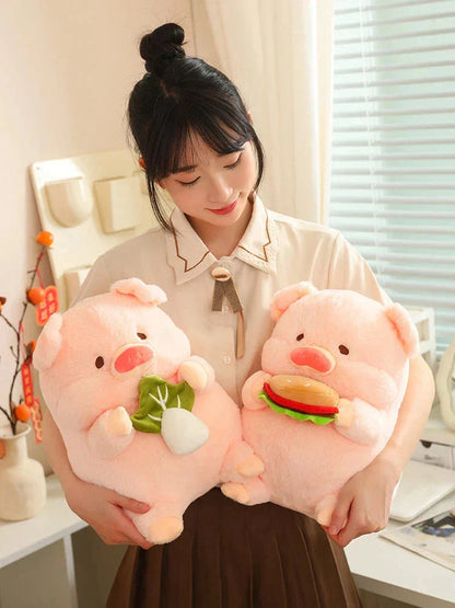 Soft Cute Round Pig Plush Toy