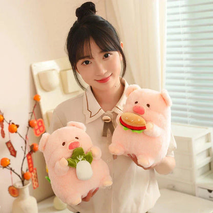 Soft Cute Round Pig Plush Toy