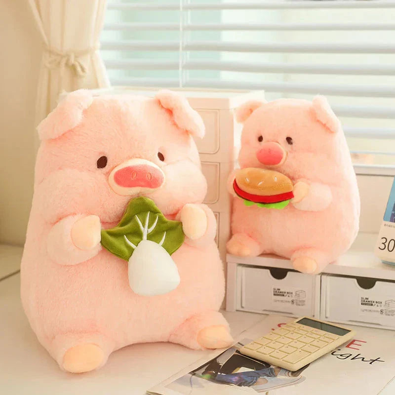 Soft Cute Round Pig Plush Toy