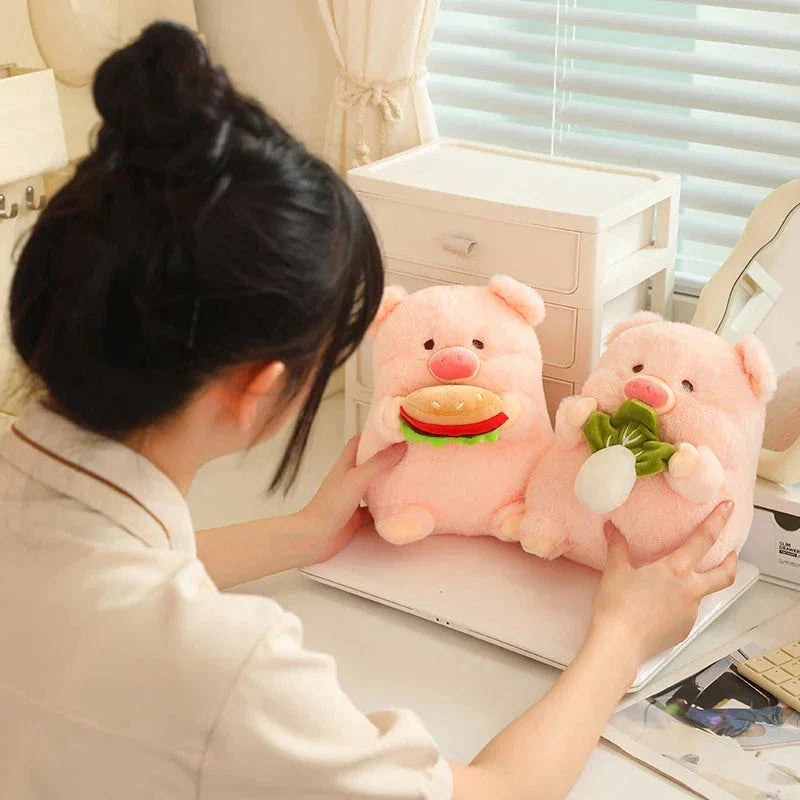 Soft Cute Round Pig Plush Toy