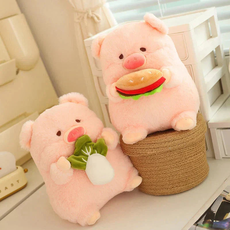 Soft Cute Round Pig Plush Toy