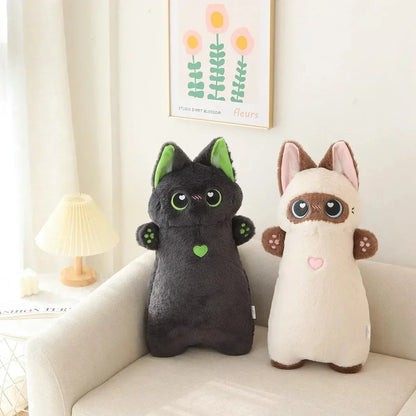 Cute Dual Color Kitten Soft Toy Set