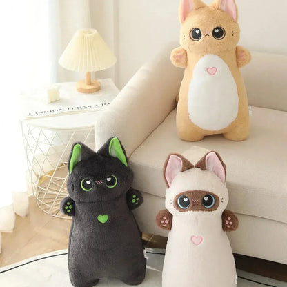 Cute Dual Color Kitten Soft Toy Set