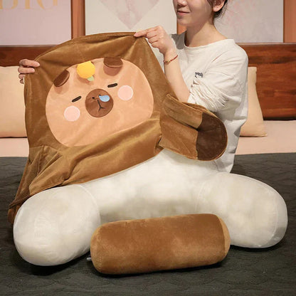 Cozy Plush Animal Throw Pillow