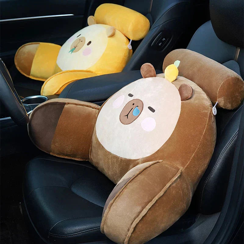 Cozy Plush Animal Throw Pillow
