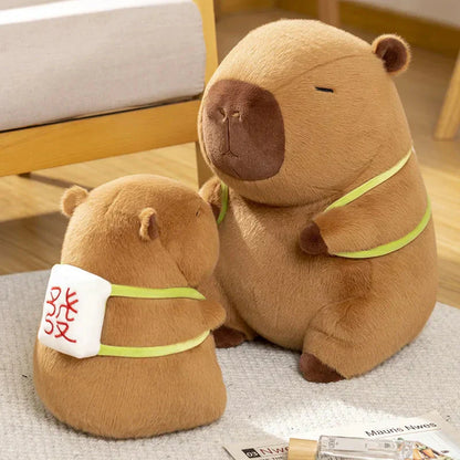 Cute Animal Mahjong Backpack Toy