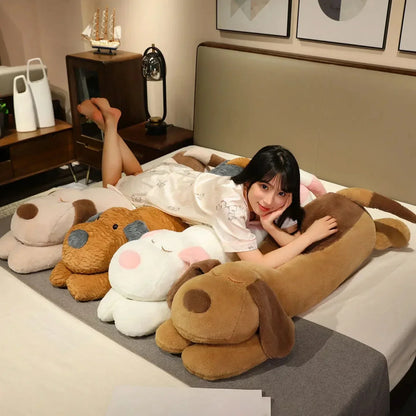 Cuddly Puppy Snuggle Plush Pillow