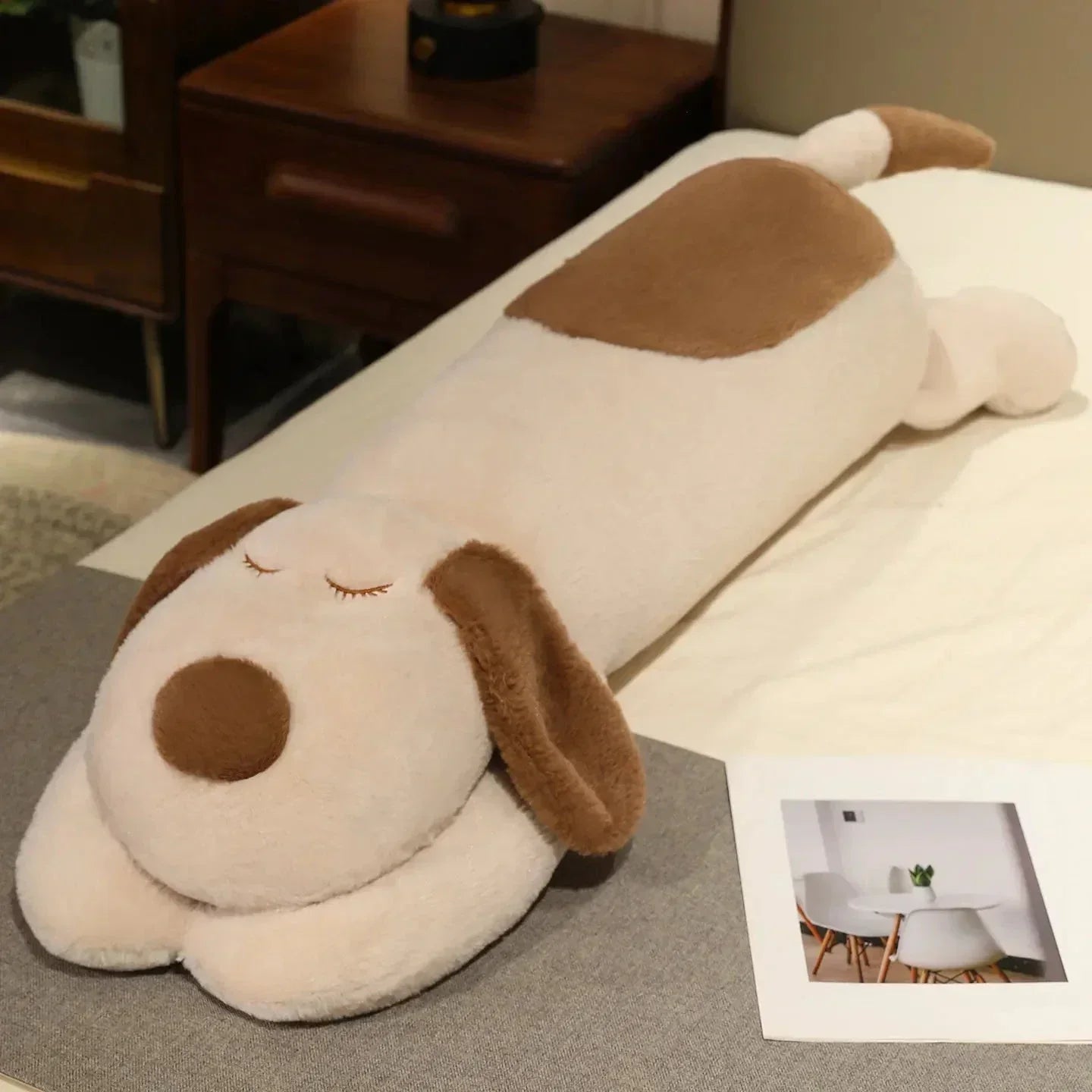 Cuddly Puppy Snuggle Plush Pillow