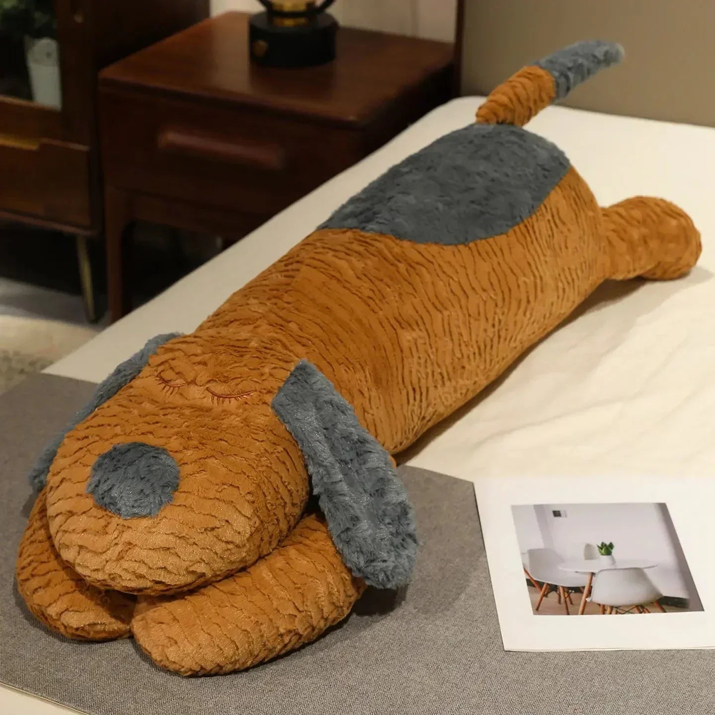 Cuddly Puppy Snuggle Plush Pillow