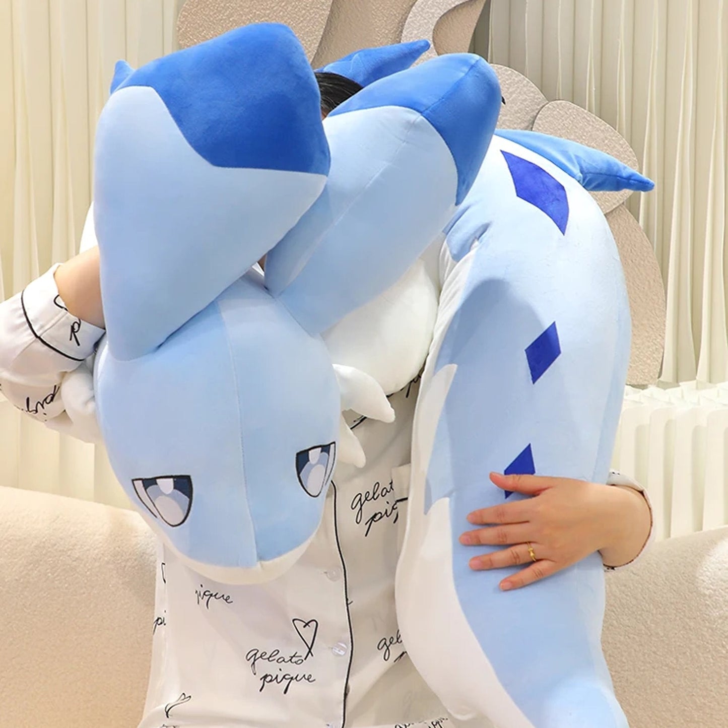 Cute Blue Baby Dragon Soft Toy Plush