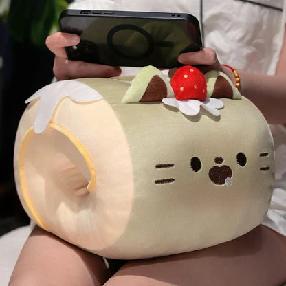 Cozy Kitty Hand Warmer Plush with Soft Blanket