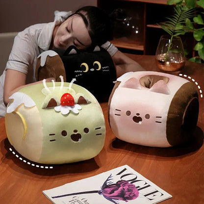 Cozy Kitty Hand Warmer Plush with Soft Blanket