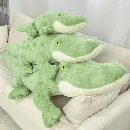 Cuddly Green Stuffed Animal Crocodile Toy